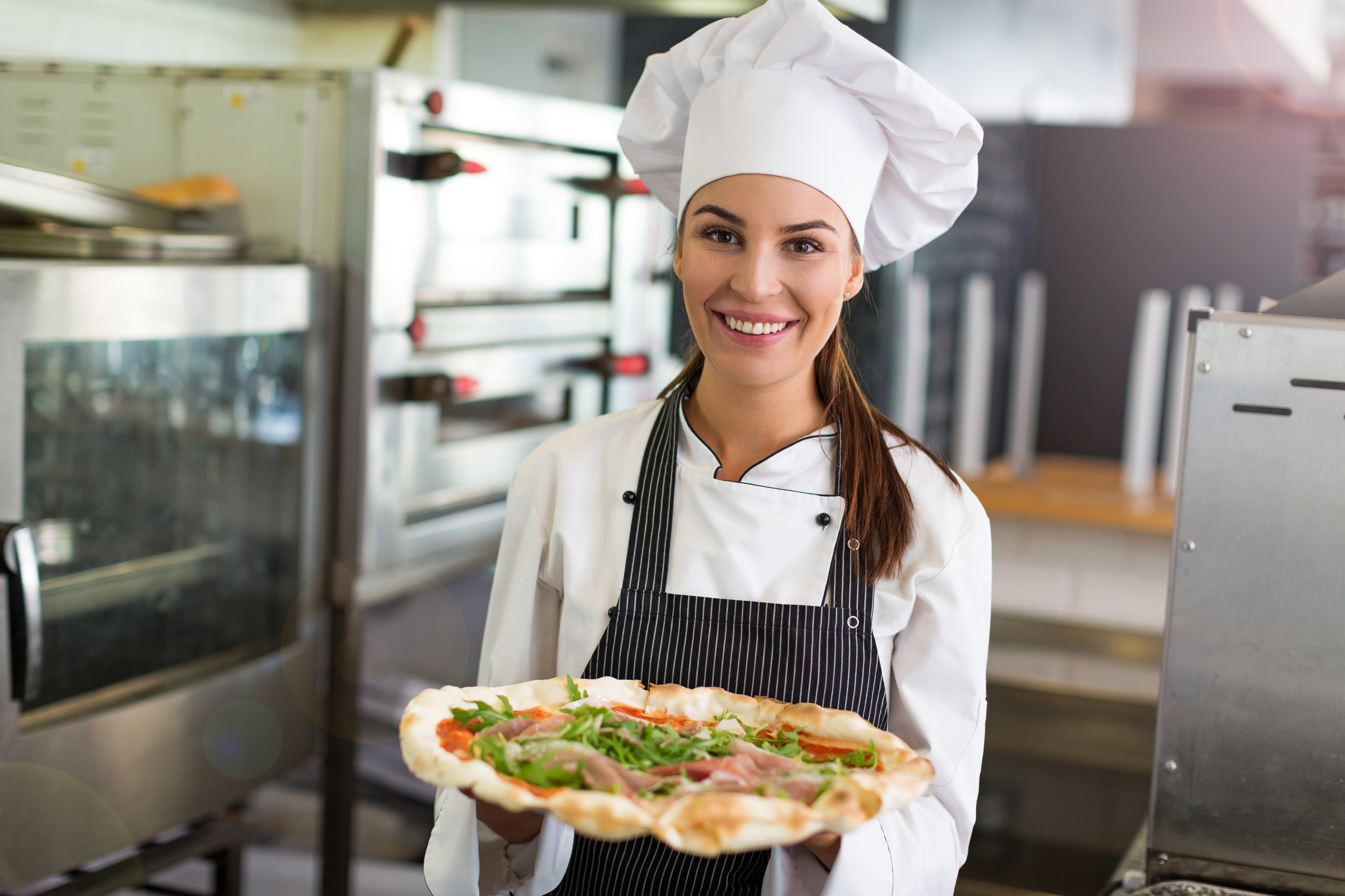 Frische glutenfreie Pizza